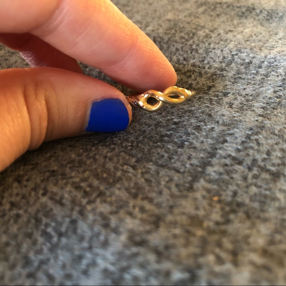 Gold-dipped infinity ring ✨